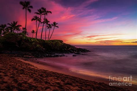 Maui Hawaii Ulua Beach Wailea Sunrise Photo Photograph By Paul Velgos