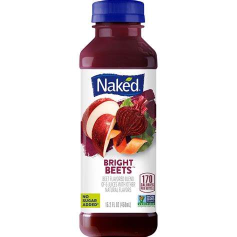Naked Juice Fruit Veggie Smoothie Bright Beets Oz Bottle Walmart Com