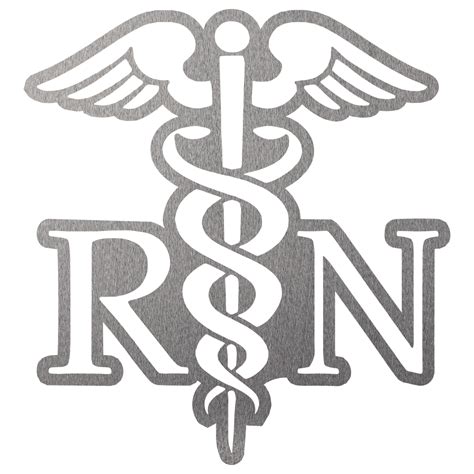 Registered Nurse Rn Logo Metal Wall Decor Registered Nurse Rn Rn
