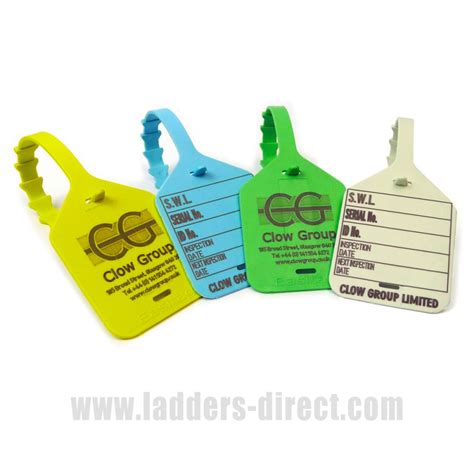 Personal fall arrest systems shall be inspected prior to each. Clow Lifting Inspection Tags - ladders-direct.com