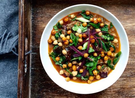 Eggplant Curry With Roasted Chickpeas By Kathrin