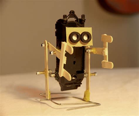 How To Make A Walking Robot With Moving Arms 1 3 Steps Instructables