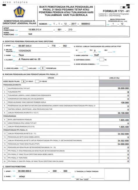 Cukup isi bagian yang anda bisa membuat npwp tanpa harus mengeluarkan biaya dan tanpa harus ke konsultan pajak. Contoh Formulir A1 - Contoh Paket