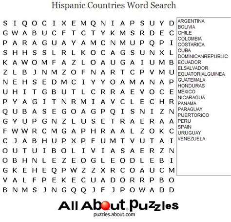 18 Best Images About Spanish Word Searches On Pinterest