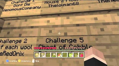 Minecraft Skyblock Xbox 360 11 The Challenge Wall Youtube