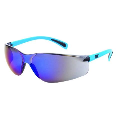 ox safety glasses blue mirror miles hire