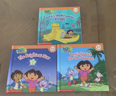 Dora The Explorer Books Lot Set Of 3 Hardback By Scholastic Books 1000 Picclick