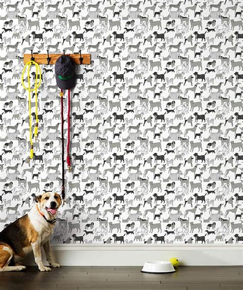 9 Whimsical Wallpaper Ideas For Dog Lovers Dog Rooms Diy Dog Kennel