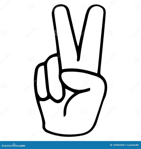 Victory Sign Clip Art