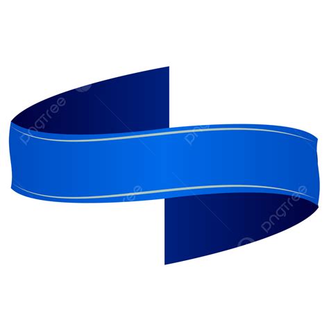 Ondulado Azul Azul Transparente Png Vector Clipart Ribbon Banner Png