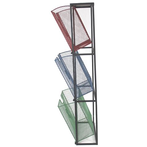 Retro Style Metal Wall Magazine Rack D Interior Flair