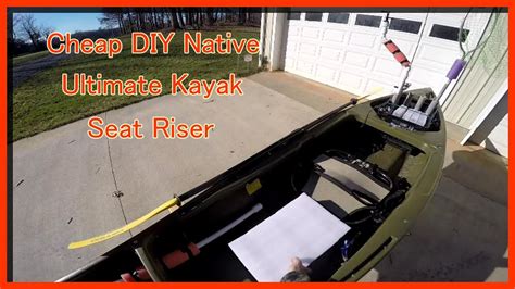 Please like, subscribe, comment and share. DIY Native Ultimate 12 Kayak Seat Riser - YouTube