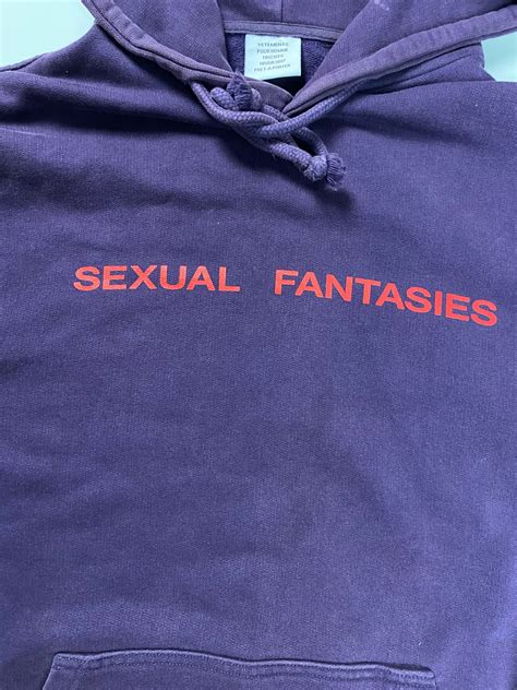 vetements aw16 sexual fantasies oversized homme version hoodie sz xs bankofgrails