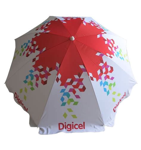 Custom Commercial Grade Beach Umbrella With Your Logo Printing