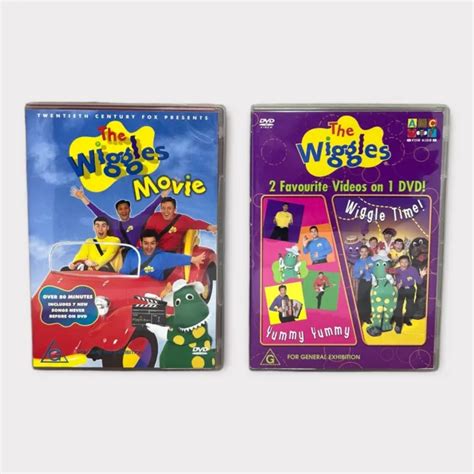 The Wiggles Dvd Bundle Wiggles Movie Yummy Yummy Wiggle Time