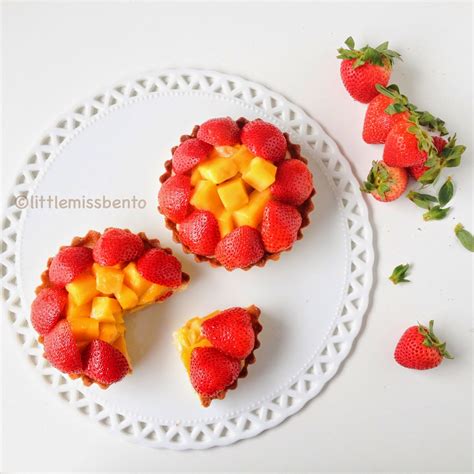 Homemade Strawberry Mango Fruit Tart Recipe イチゴとマンゴーのフルーツタルトレシピ