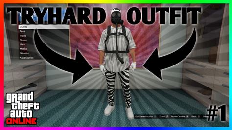 Gta 5 Online Black And White Tryhardrng Outfit Tutorial The