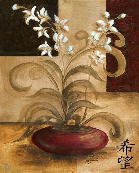 Tre Sorelles Art Licensing Program Acrylic Painting Canvas Floral