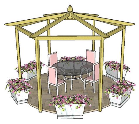 Freestanding Pitched Roof Pergola Plans ~ Gym Workbench