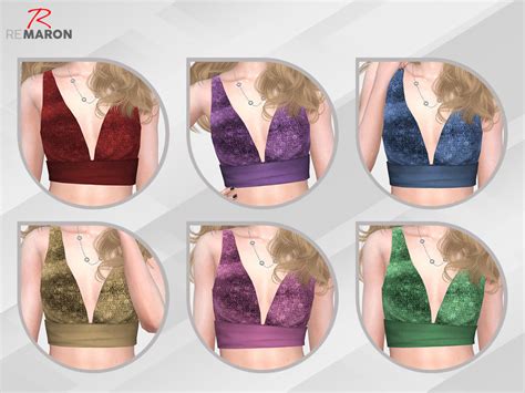 The Sims Resource Cropped Fashion For Women 01