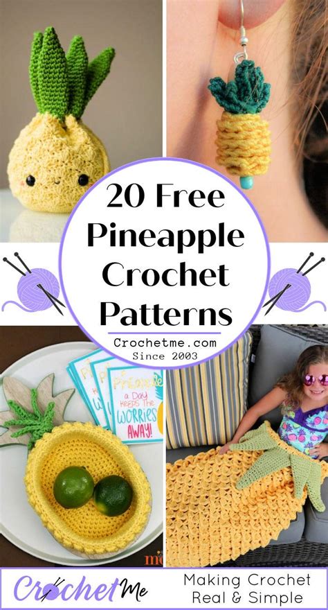 20 Free Pineapple Crochet Patterns 2023