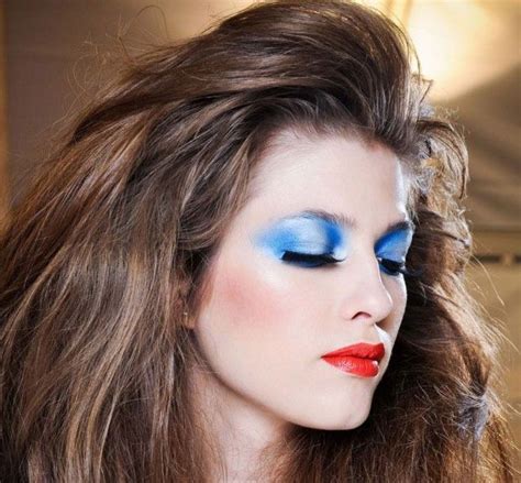 Makeup Tips 80s Eye Makeup With Blue Eyeshadow 80s Eye Makeup From More Than One Colors