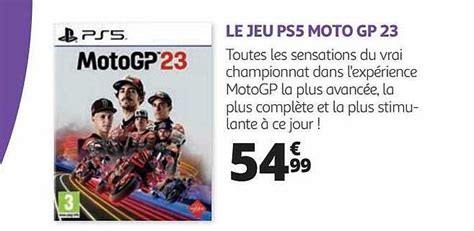 Promo Le Jeu Ps5 Moto Gp 23 Chez Auchan Icataloguefr