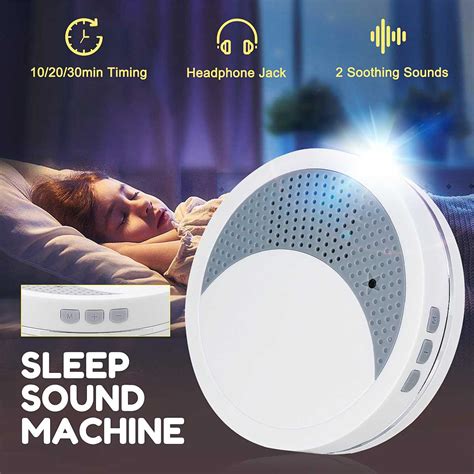 Smart Sleep Therapy Machine 2 Soothing White Noise Sound Sleep