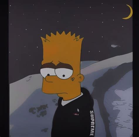 Triste Bart Simpson Dibujo Sad Desenho Bart Simpson Sad Pin On Images
