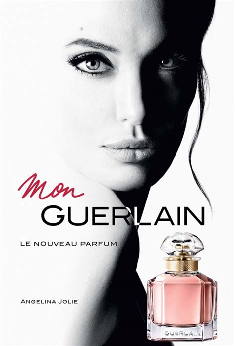 Angelina Jolie Mon Guerlain Fragrance Campaign