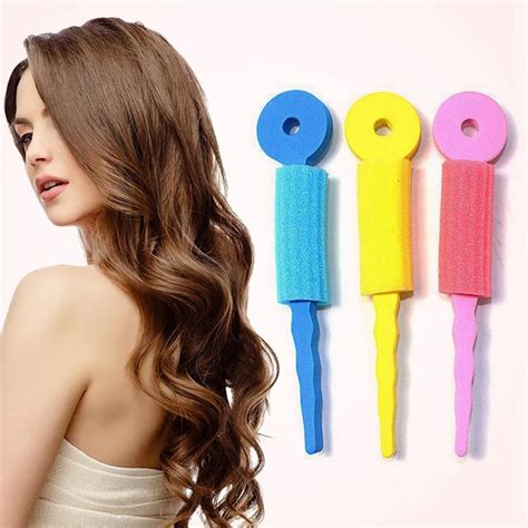 3 Pcs Hair Care Foam Rollers Magic Sponge Soft Hair Curler Hair Styling Hair Roll Rollers Diy