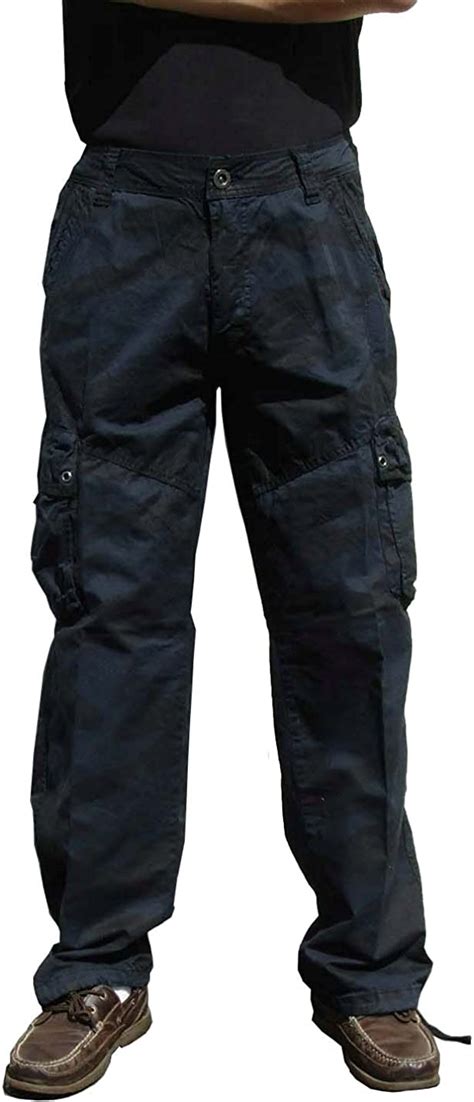 Stone Touch Mens Military Style Camoflage Cargo Pants 27c1 44x32 Navy