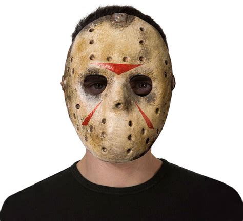 Maschera bianca stile jason venerdì 13. Maschera jason del venerdì 13 per Halloween