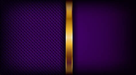 Elegant Purple And Gold Background