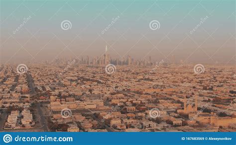 Aerial Shot Of Dubai United Arab Emirates Uae Stock Image Image Of