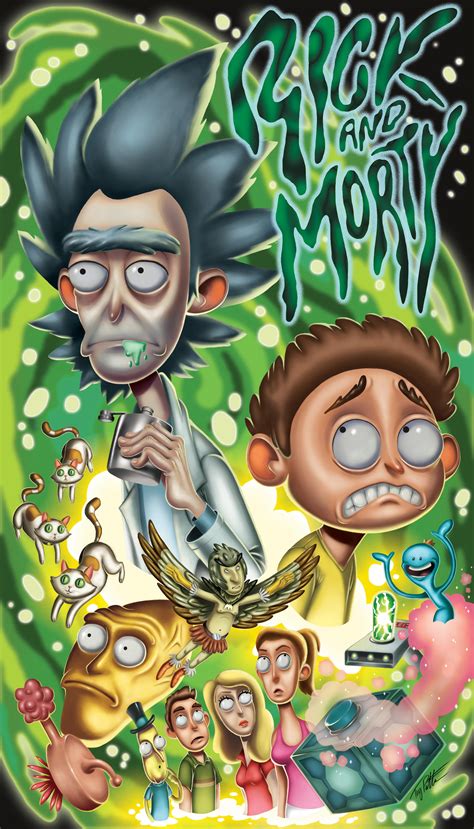Rick And Morty Poster By Torish Art On Deviantart