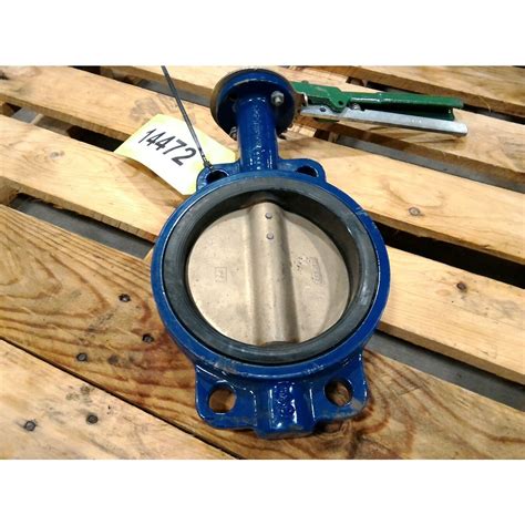 Used 6Ø Nibco Wafer Style Butterfly Valve N 200 Series 14472 For