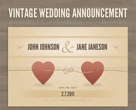 21 Wedding Announcement Templates Free Sample Example Format Download