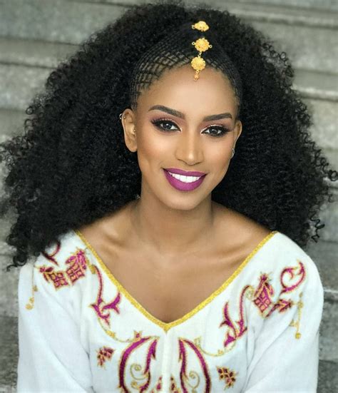 Black Queen Ethiopian Hair Beautiful Hair Ethiopian Beauty
