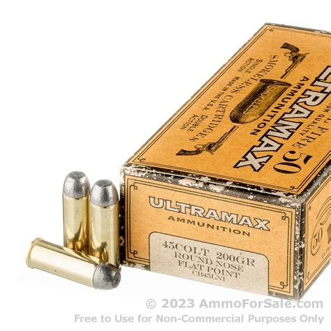 50 Rounds Of Discount 200gr Rnfp 45 Long Colt Ammo For Sale By Ultramax
