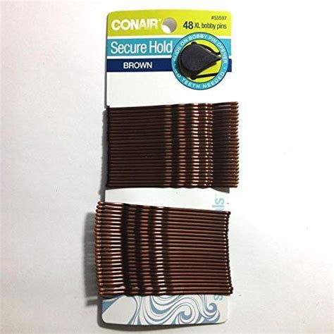 Scunci Extra Long Bobby Pins Brunette 48pk Brown