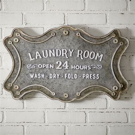 laundry room metal sign tin sign etsy