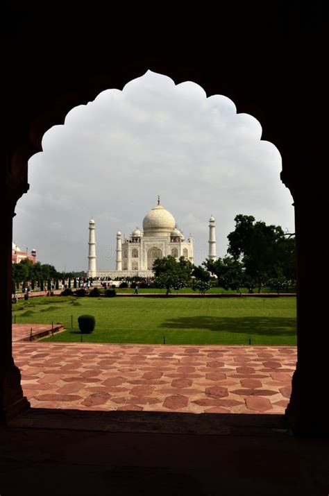 Landmarks Of India Taj Mahal Mausoleum Stock Photo Image Of Design