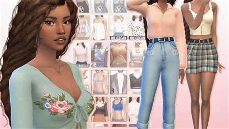 All My Maxis Match Tops Bottoms Links Pieces Sims Cc
