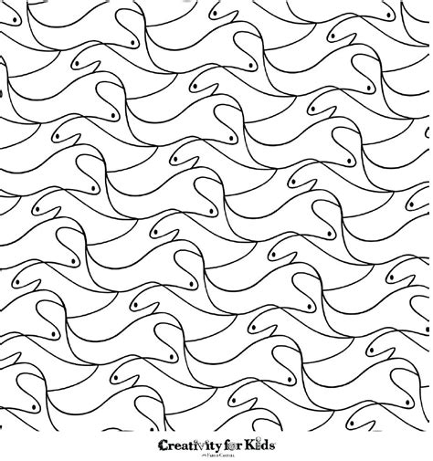 In today's world children and kids constantly require innovative things in order to explore out their creative ability. Tessellation Coloring Pages Free Printable at GetColorings ...