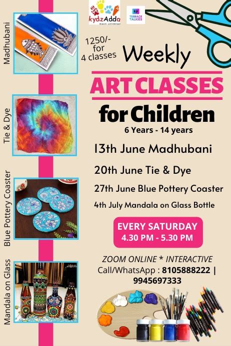 Weekly Art Classes For Children Kydz Adda