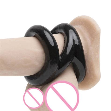 Male Scrotum Testicle Squeeze Ring Cage Soft Stretcher Enhancer Delay Ball Cbt Ebay