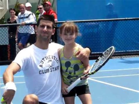 93 ana ivanovic novak djokovic pictures. Novak Djokovic battles young tennis fan during practice ...