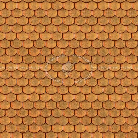 Meursault Shingles Clay Roof Tile Texture Seamless 03503