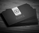 Attorney Business Card Design Photos